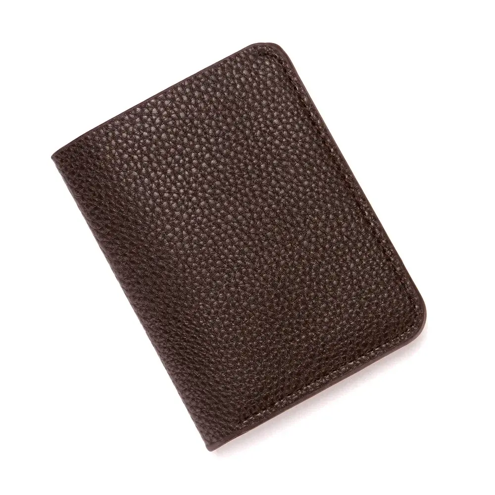 New Style Mini Thin Men Wallet Card Holder Purse Coin Pouch Card Holder Short Clutch PU Leather Wallet Change Money Pouch