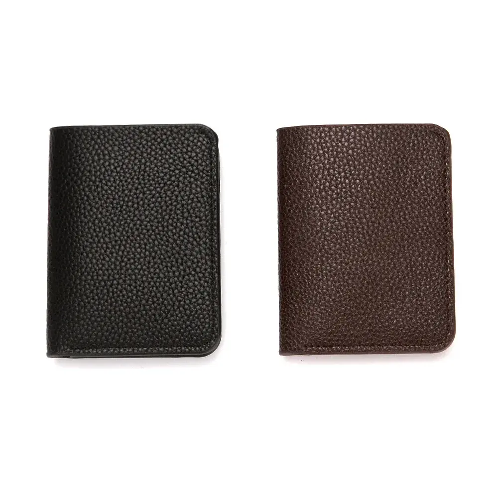 New Style Mini Thin Men Wallet Card Holder Purse Coin Pouch Card Holder Short Clutch PU Leather Wallet Change Money Pouch