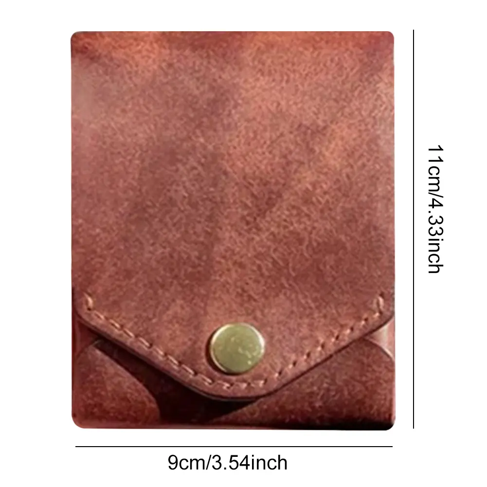Multifunctional Compact Wallet Complimentary Fountain Pen Portable Wallet with Money Pocket Leather Card Holder Slim Card Holder