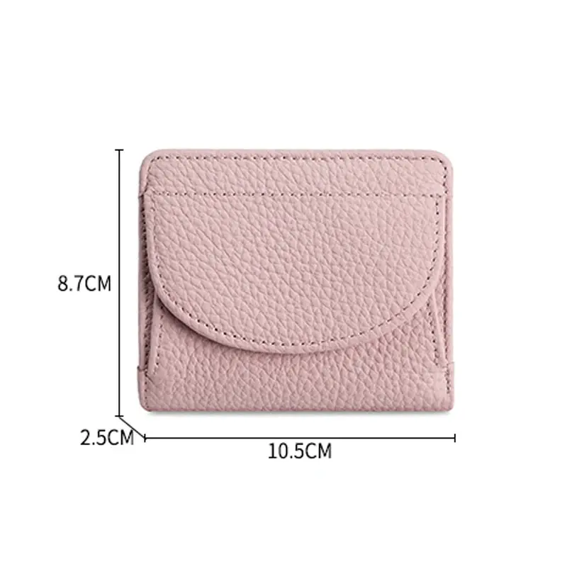 Genuine Leather RFID ID Credit Bank Business Card Holder Cowhide Coin Purse Bags Luxury Clutch Slim Pocket Wallets for Women