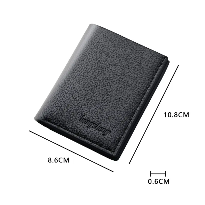 Men's Wallet Ultra Thin Soft Wallet Leather Mini Credit Card Wallet Wallet Card Holder Men's Leather Wallet Thin Small Monederos