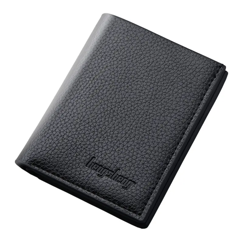 Men's Wallet Ultra Thin Soft Wallet Leather Mini Credit Card Wallet Wallet Card Holder Men's Leather Wallet Thin Small Monederos