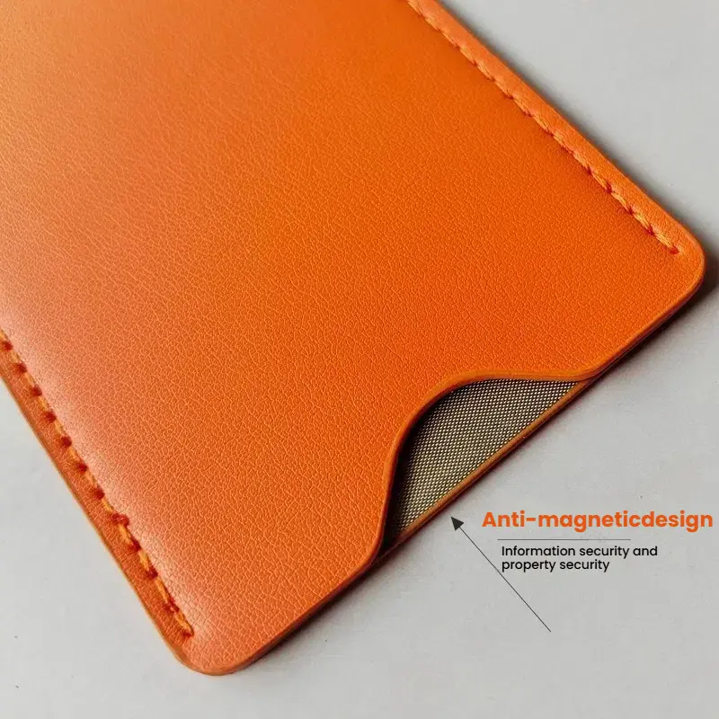 Vintage Pu Leather Nfc Anti-Theft Card Holder Rfid Blocking Sleeve for Credit Cards Travel Bank Card Sleeve Credit Card Holder