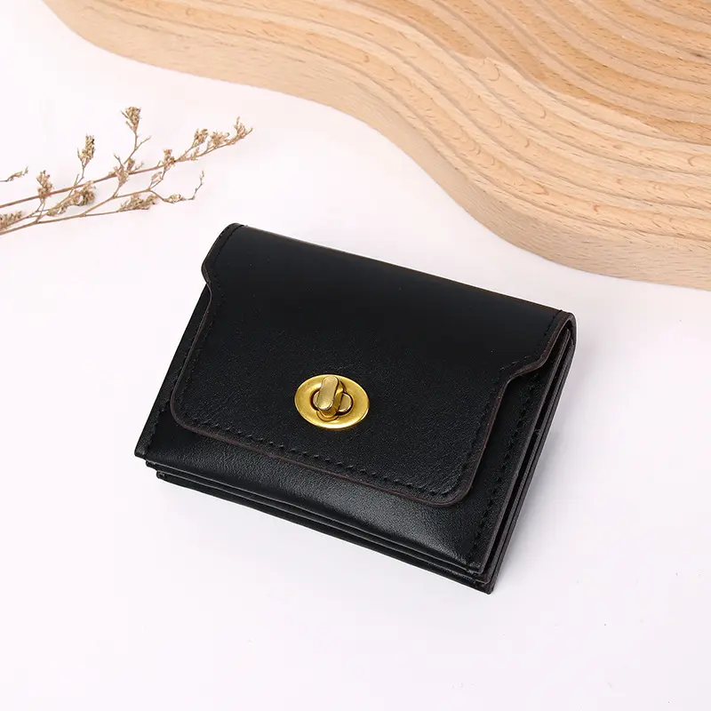 New Women Wallets Fashion Short Hasp Pu Leather Purses For Women Portable Multifunctional Money Bag Small Coin Card Holders