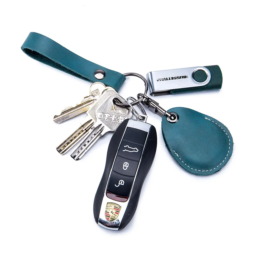 Customizable Leather Cover for Label Starline S96 and PIK Intercom Unisex IC Alarm Tag Mark Protective Card Case Keychain Holder