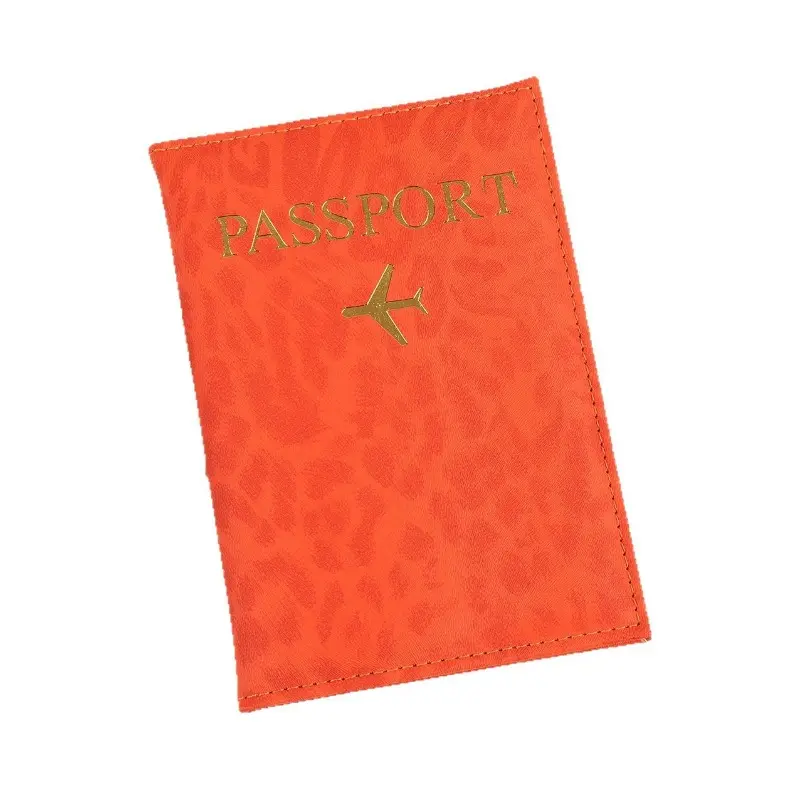2025 Travel Passport Holder Cover Case for Women Men PU Leather Card Ticket Passport Covers Holder Protective Accessories