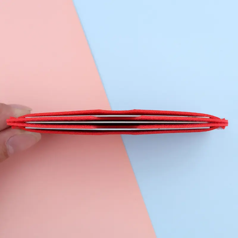 6-Color Slim PU Leather Card Holder - 3-Slot ID/Credit Card Case with Coin Pocket for Men & Women