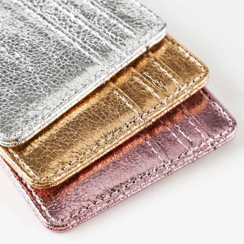 Slim PU Leather Wallet for Men & Women – Minimalist RFID Blocking Credit Card Holder – Thin ID Business Card Case