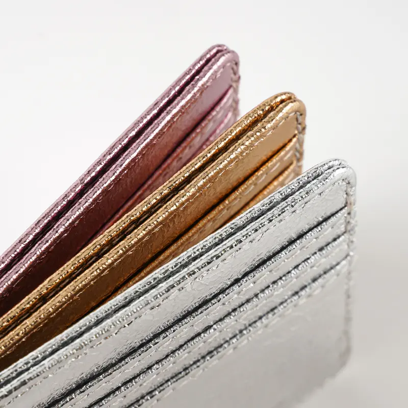 Slim PU Leather Wallet for Men & Women – Minimalist RFID Blocking Credit Card Holder – Thin ID Business Card Case