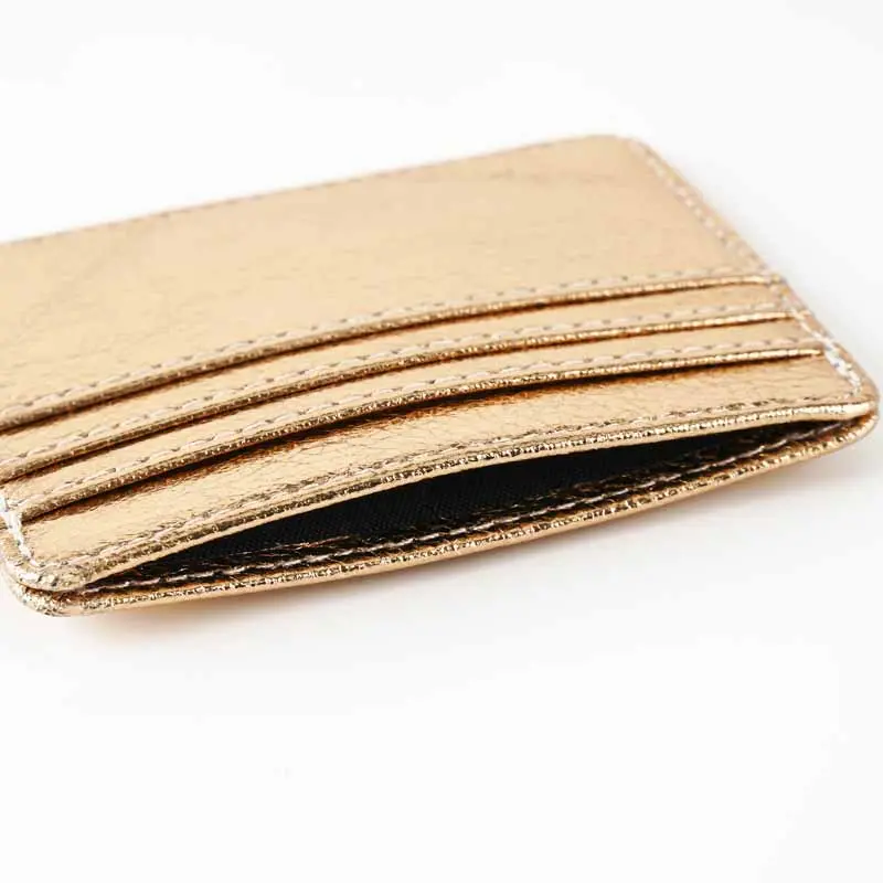 Slim PU Leather Wallet for Men & Women – Minimalist RFID Blocking Credit Card Holder – Thin ID Business Card Case