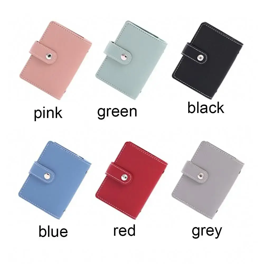 New Anti-theft ID Credit Card Holder Fashion Women's 26 Cards Slim PU Leather Pocket Case Purse Wallet Bag for Women Men Female