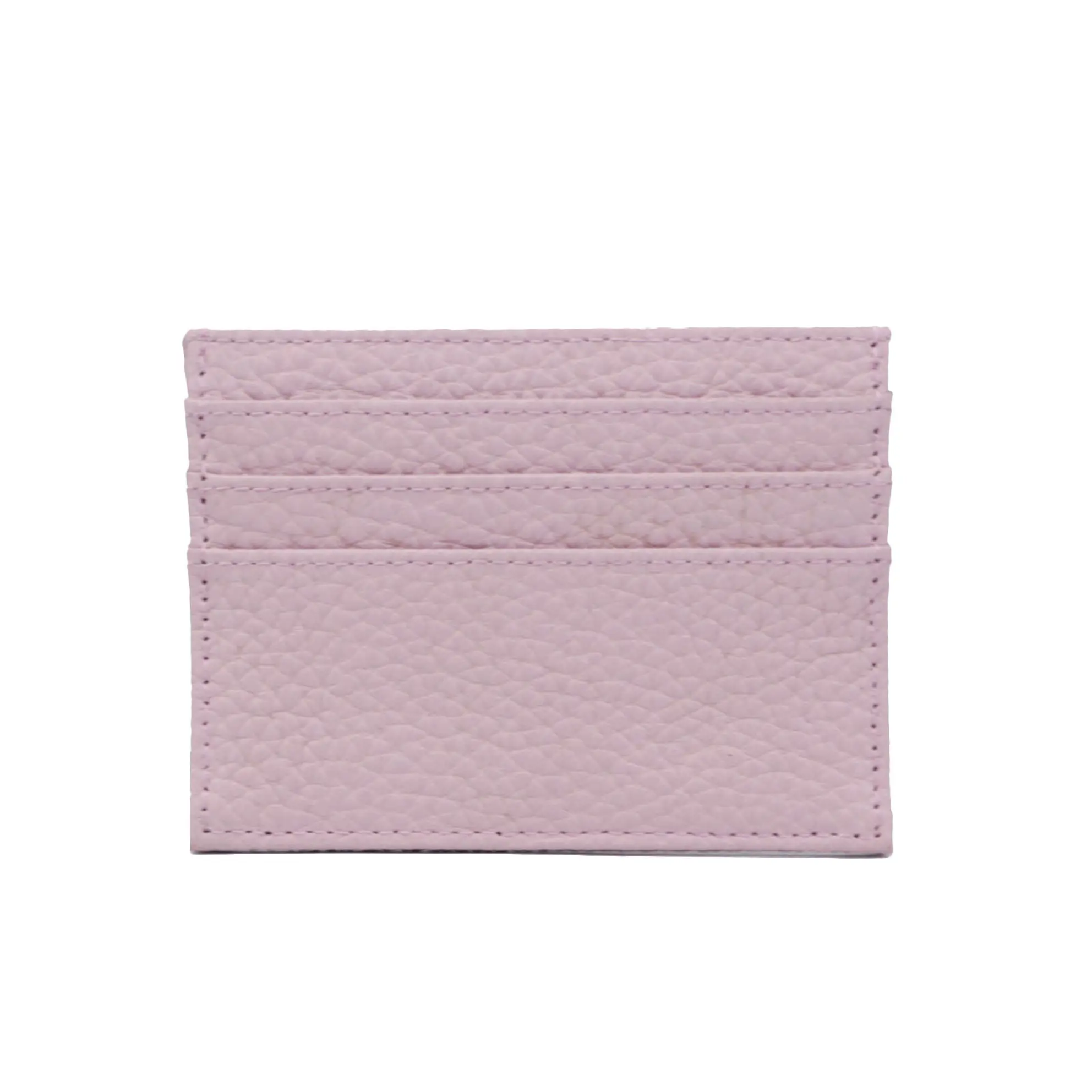 Custom 100% Cow Leather Pebble Pattern Credit Card Holder Slim Wallet Men Women Pocket Card Wallet Custom Initial Letters Case