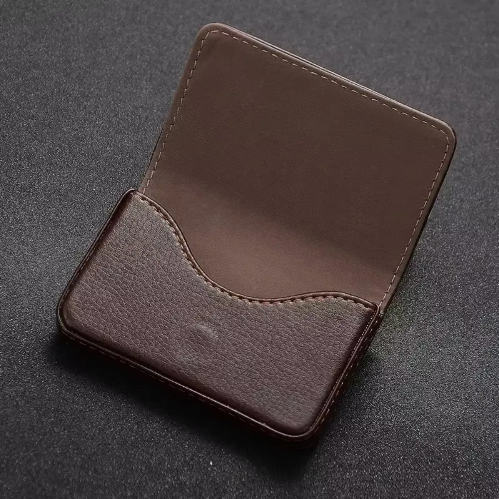 Card Holder for Men/Women Magnetic Buckle Large Capacity High-Grade PU Leather Credit Bank Card Case Card Box Card Packs