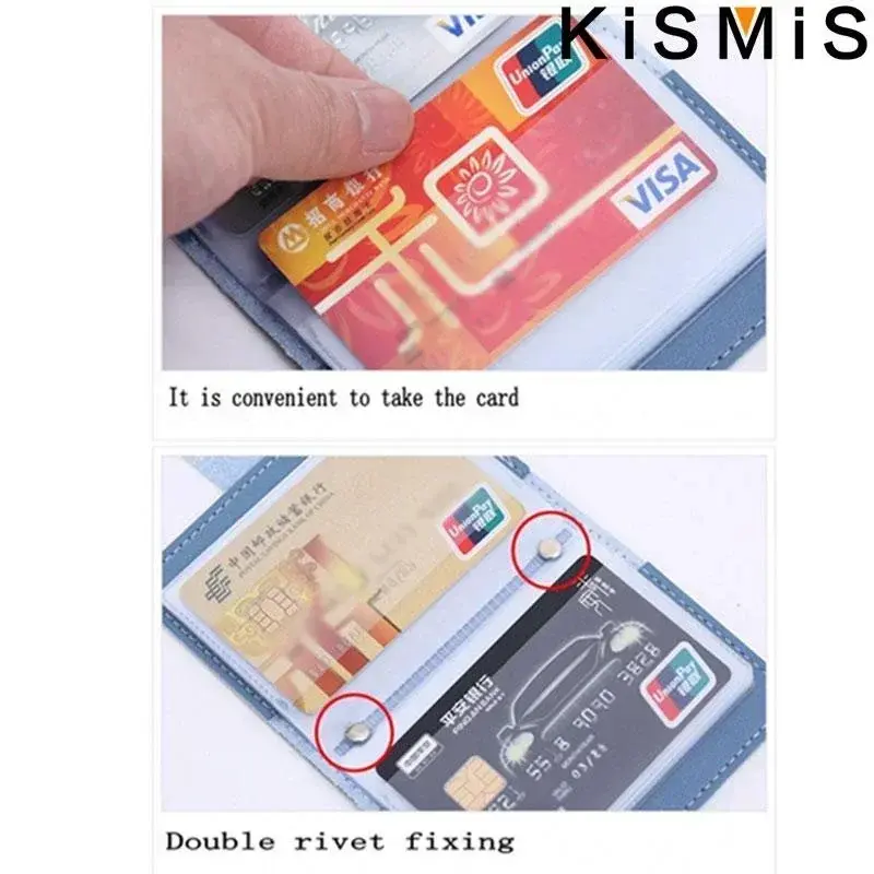 Slim Minimalist PU Leather Card Holder - 26 Card Slots Organizer Wallet, Compact and Stylish Accessory for Men and Women