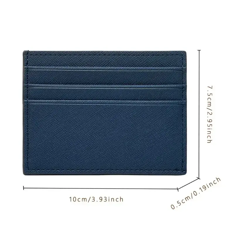 Large Capacity Multi-slot Bank Credit Card Gift Card Case ID Bag for Men Women Candy Color PU Leather Ultra-thin Card Holder