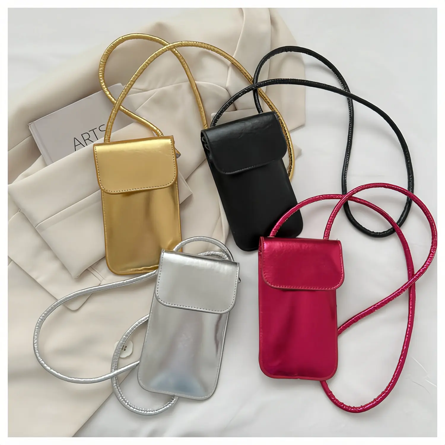 Women's Crossbody Bag - Minimalist Tote Bag with Phone Pocket, Lightweight, Detachable Shoulder Strap for Daily Commute-tan