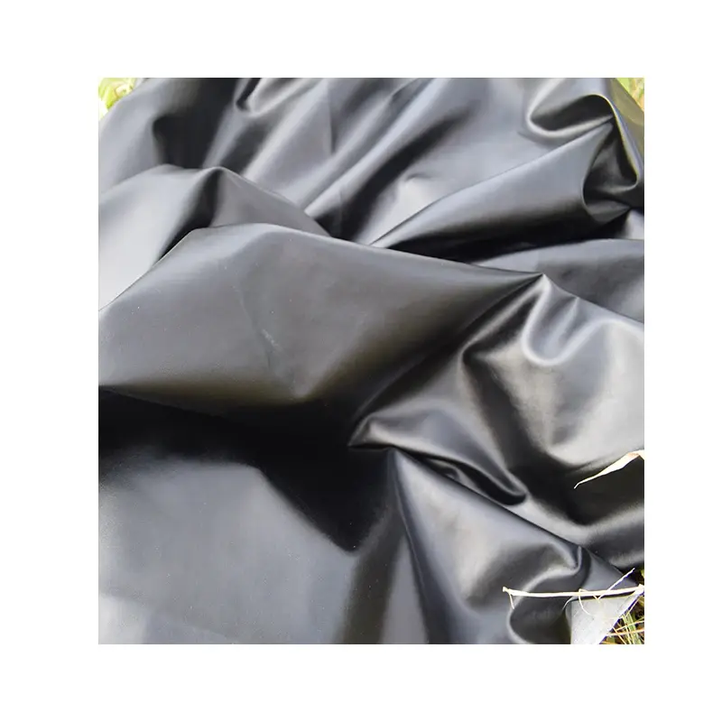 Woven Fabric Cowhide Cotton Coated Cloth Matte Leather Metallic Designer for Clothing  Diy  Sewing Material Wholesale