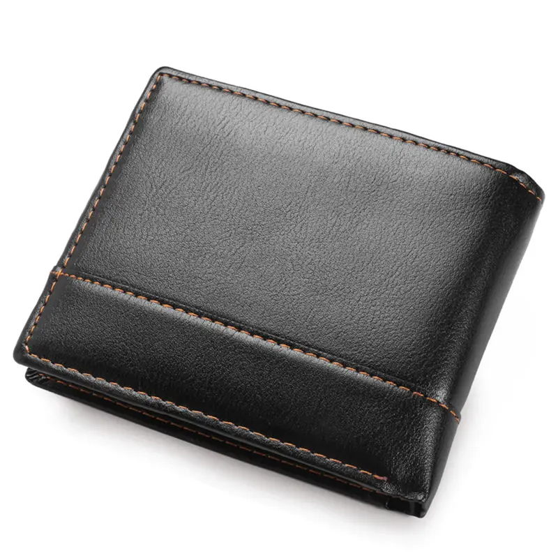 GUBINTU Fashion Embossed PU Leather Mens Wallet Short Coin Purse Student Slim Wallets ID Credit Card Holder Brand Wallet For Men