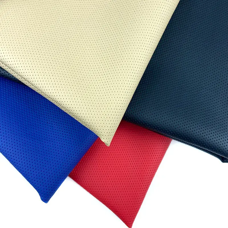 Artificial Leather Fabric Waterproof Sunscreen for Car Interior Seats Steering Wheel Designer Diy Sewing Material Cloth