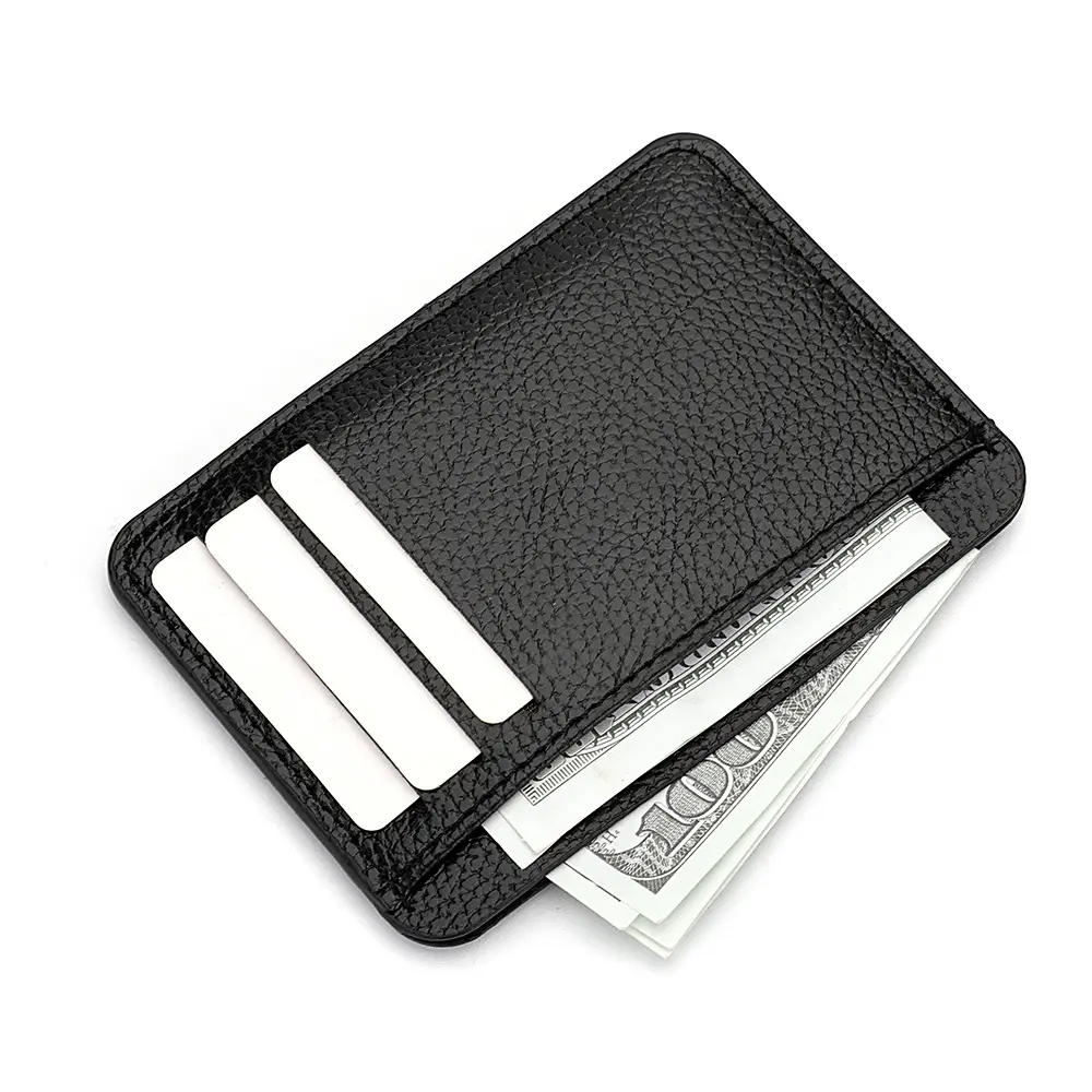 1pcs Women's Short Ultra Thin Mini Fashion Bank Card Credit Card Holder Wallet Simple PU Leather Card Holder