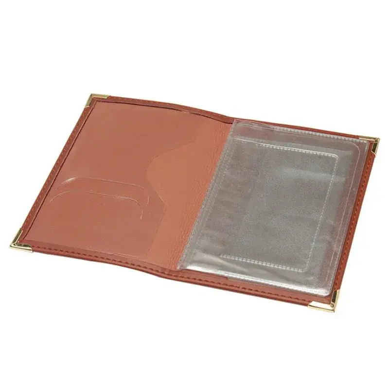 Men Women Auto Driver License Cover Unisex Formal Bag for Russian Synthetic Leather Cover for Car Driving Documents Holder Case