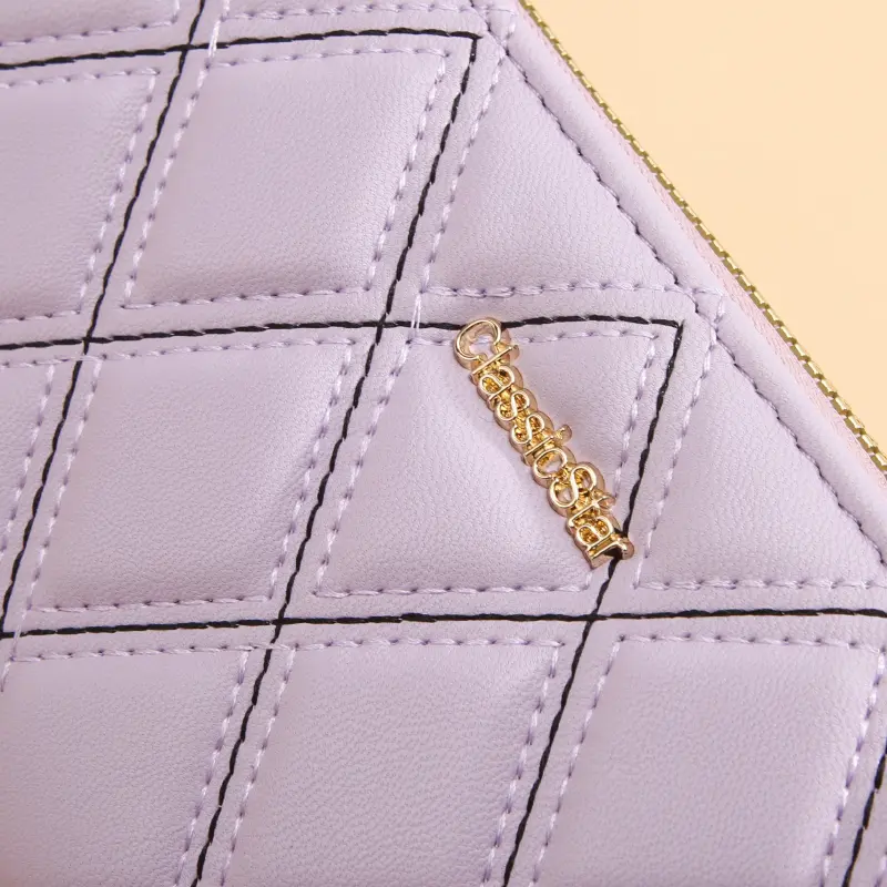Ins New Hexagon European and American Women's Small Wallet for Women Long-term Student Coin Purse with Mobile Phone Pocket and C