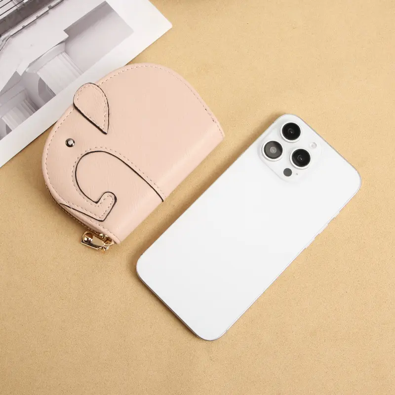 New card bag female elephant can patriotic tide organ card bag multi-card document bag short card storage bag