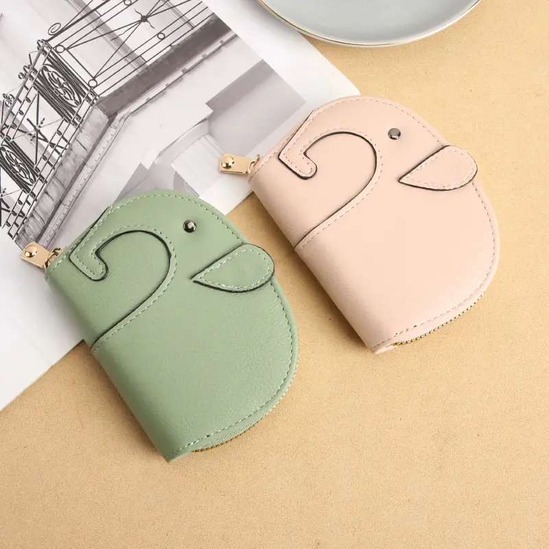 New card bag female elephant can patriotic tide organ card bag multi-card document bag short card storage bag