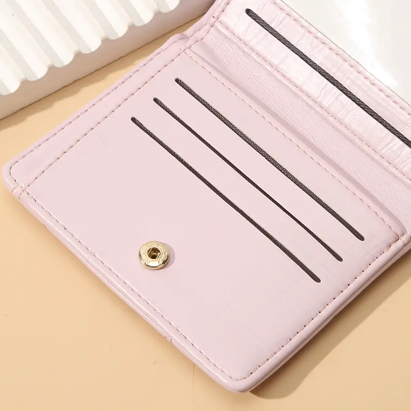 Pearl pendant ~ Simple multi-color two-fold large capacity WALLET cross-border new coin wallet ladies spot wallet