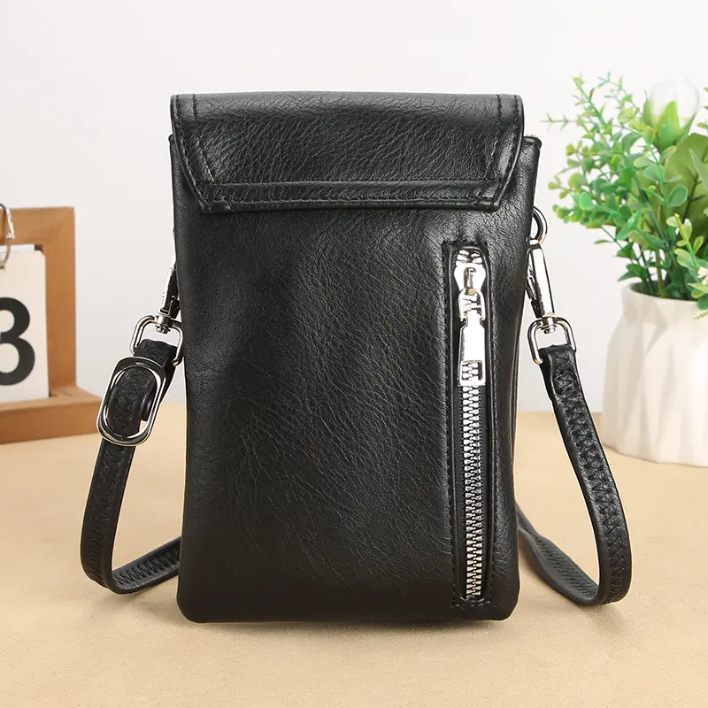 Everything vertical Japanese and South Korea change simple mobile phone bag retro mini single shoulder crossbody small bag fashi