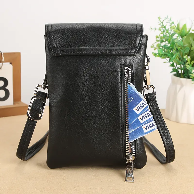 Everything vertical Japanese and South Korea change simple mobile phone bag retro mini single shoulder crossbody small bag fashi