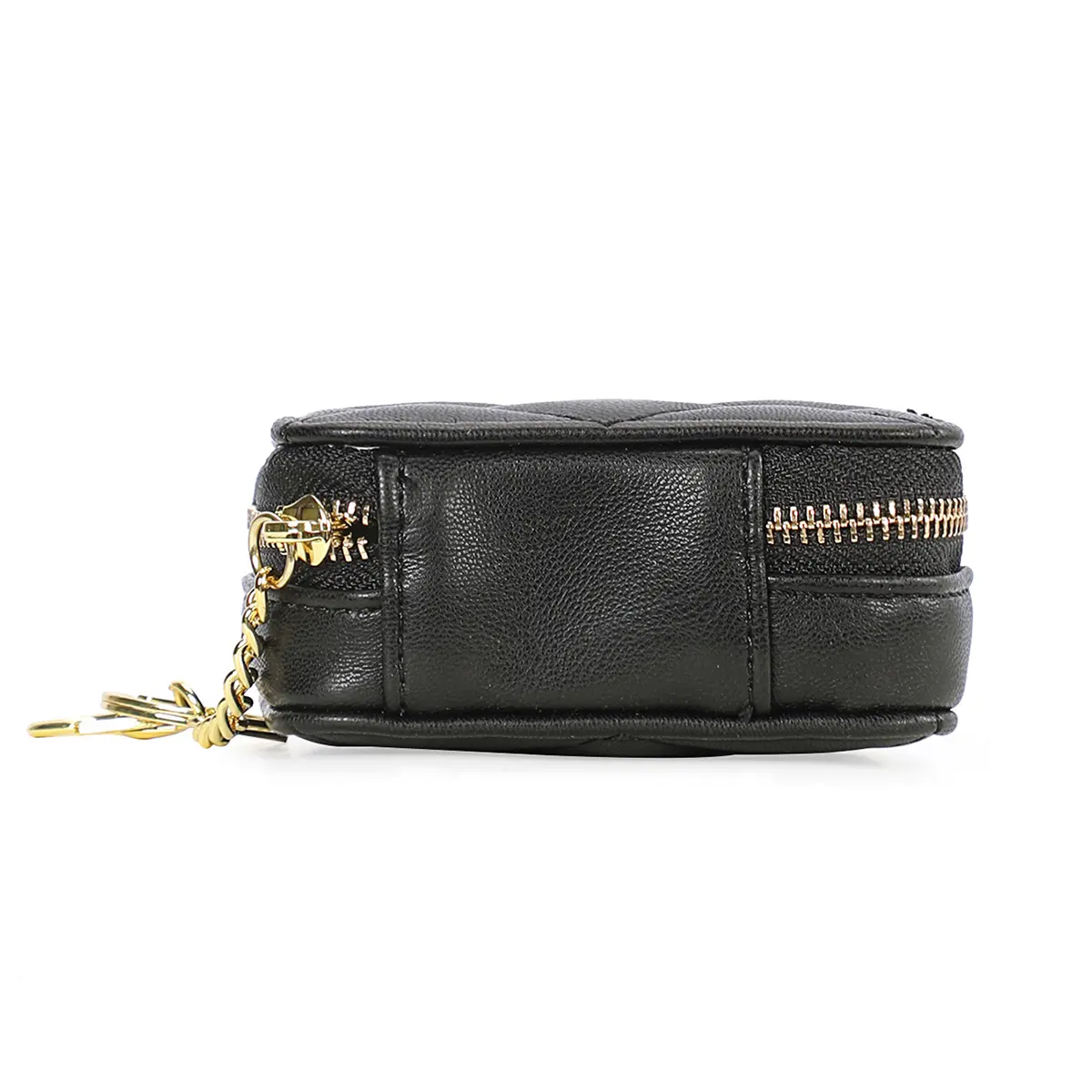Women's diamond patterned mouth red bag, fashionable and portable with high-definition mirror makeup, zero wallet, key bag