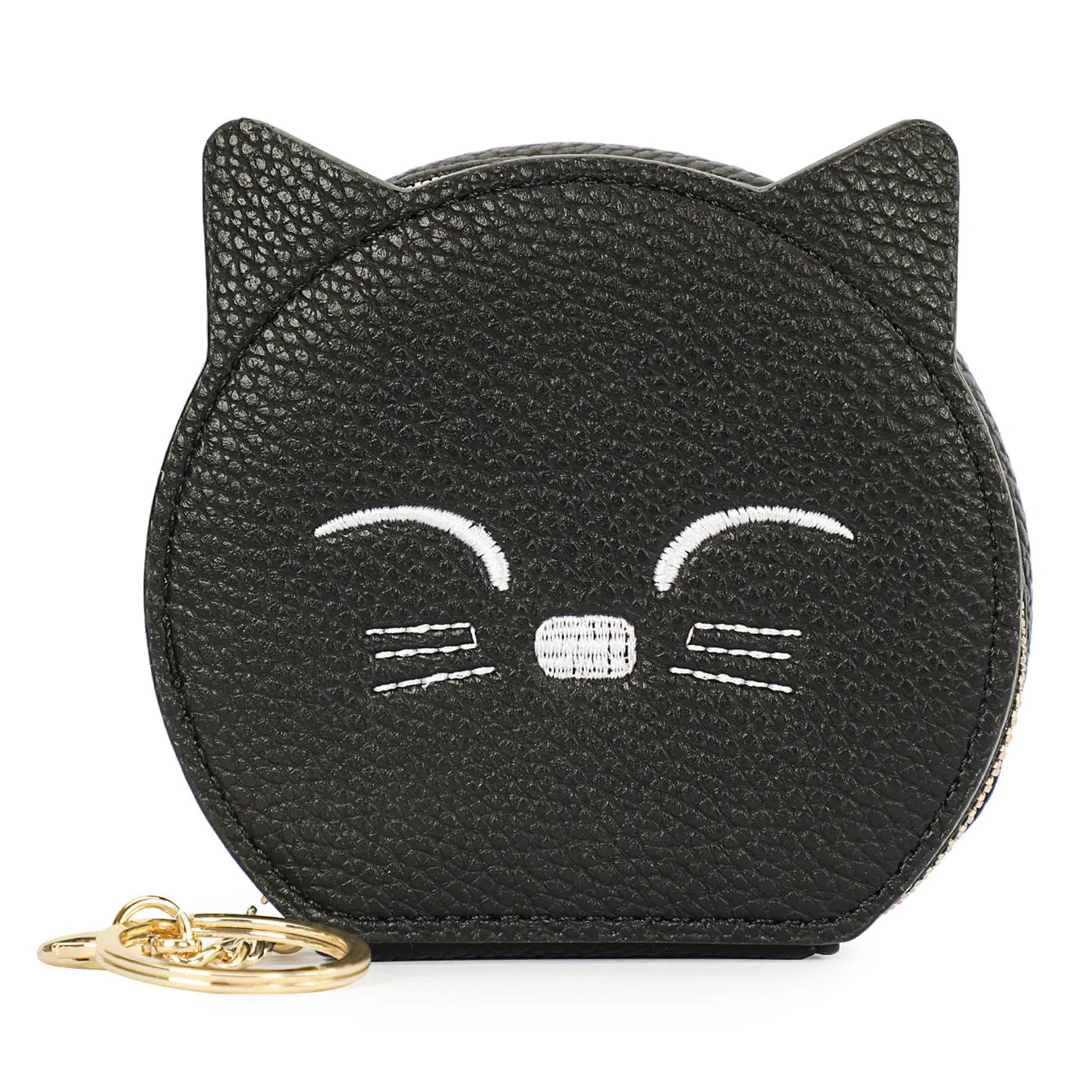 New model with mirror mouth, red envelope, cute hand-held keychain, multifunctional cartoon cat, cute wallet