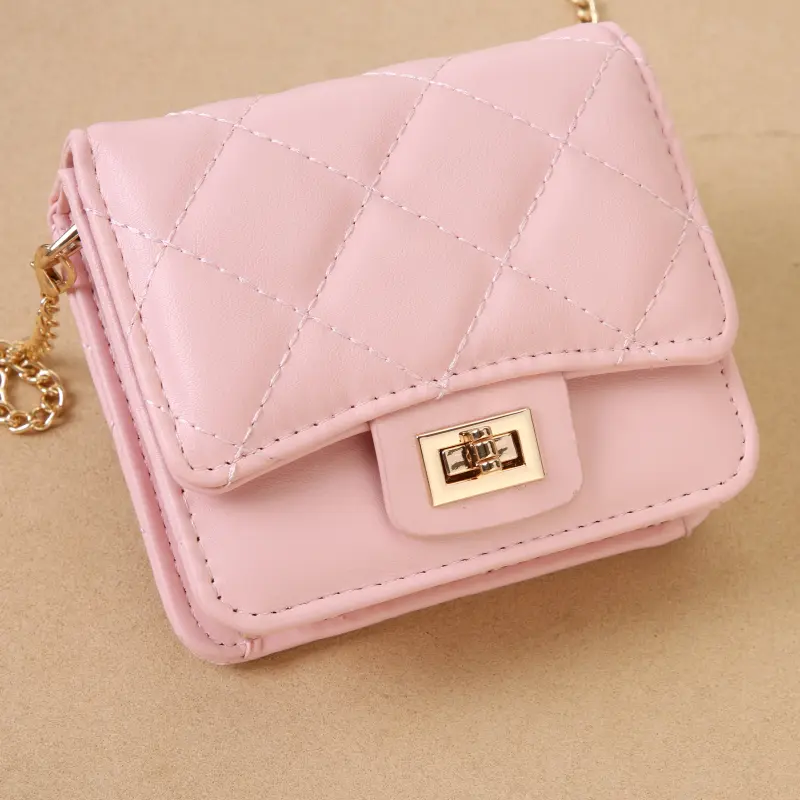 Makeup bag with mirror, new mini bag, crossbody bag, women's versatile Instagram chain small square bag