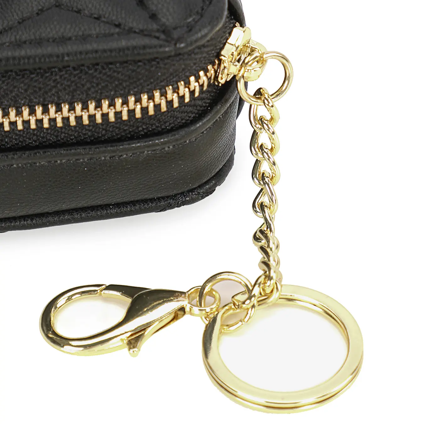 Mini lipstick bag with mirror, fashionable and portable, convenient wallet storage, large capacity beauty bag