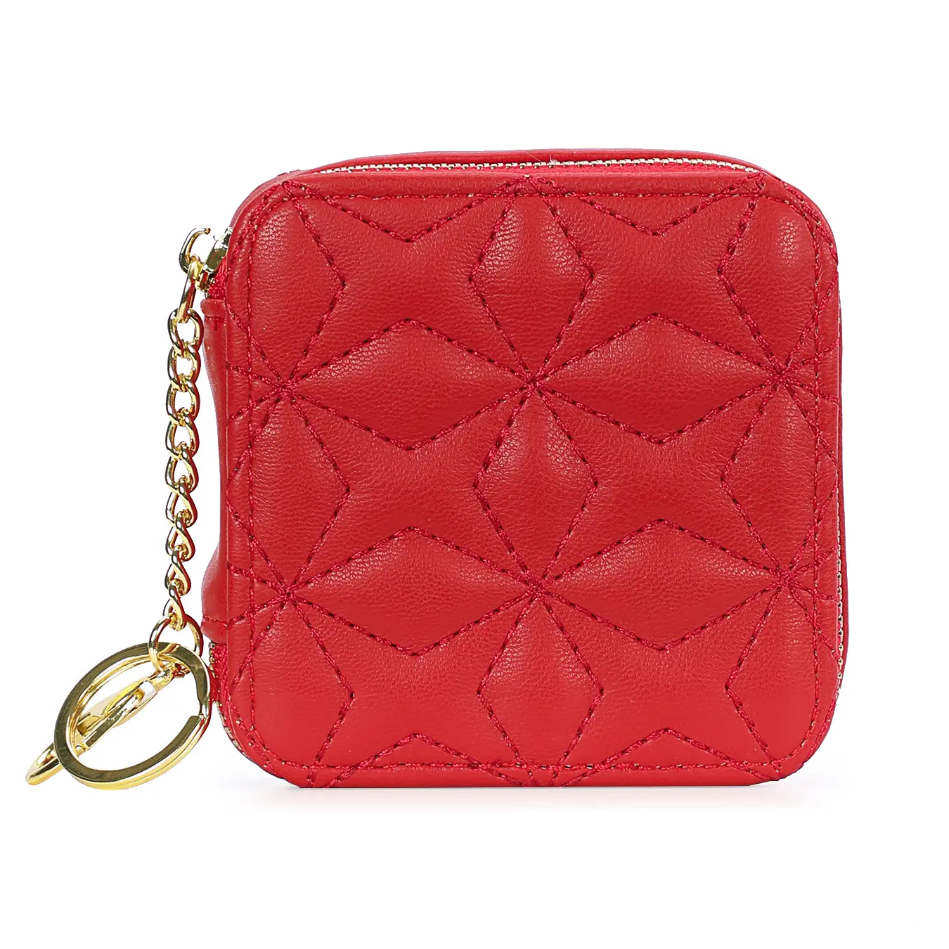 Mini lipstick bag with mirror, fashionable and portable, convenient wallet storage, large capacity beauty bag