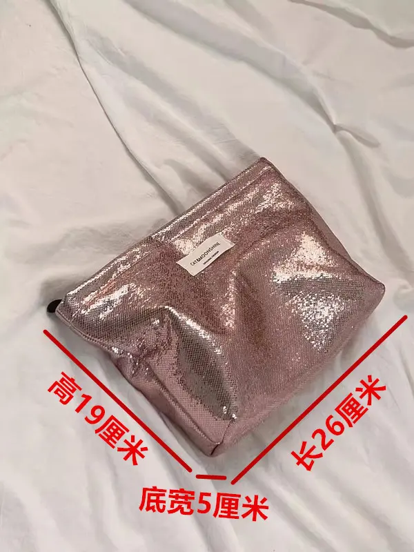 2023 Simple Portable New Large Capacity Outdoor Storage Wash Cosmetic Clutch Bag for Women