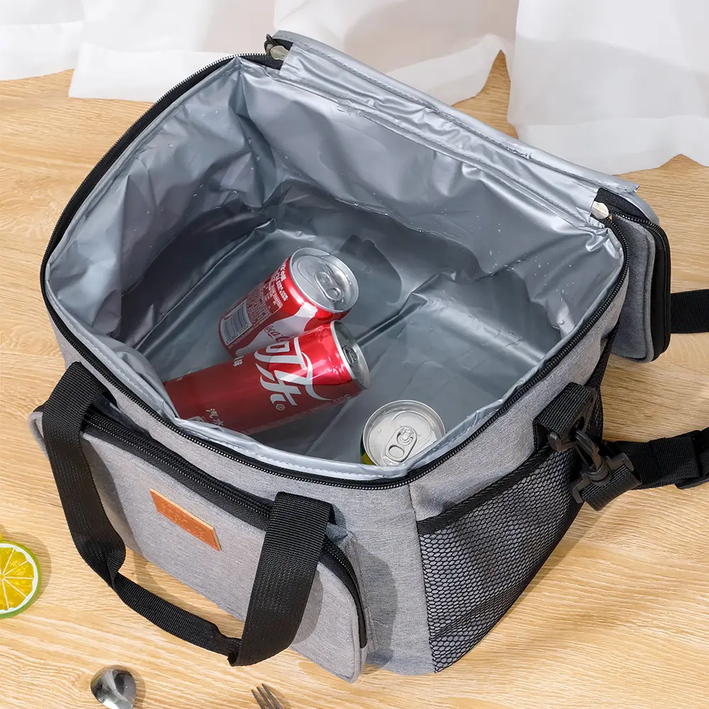 Thickened Large Capacity Portable Picnic Thermal Bag PEVA Outdoor Car Cooler Bag Waterproof Shoulder Crossbody Insulated Bag