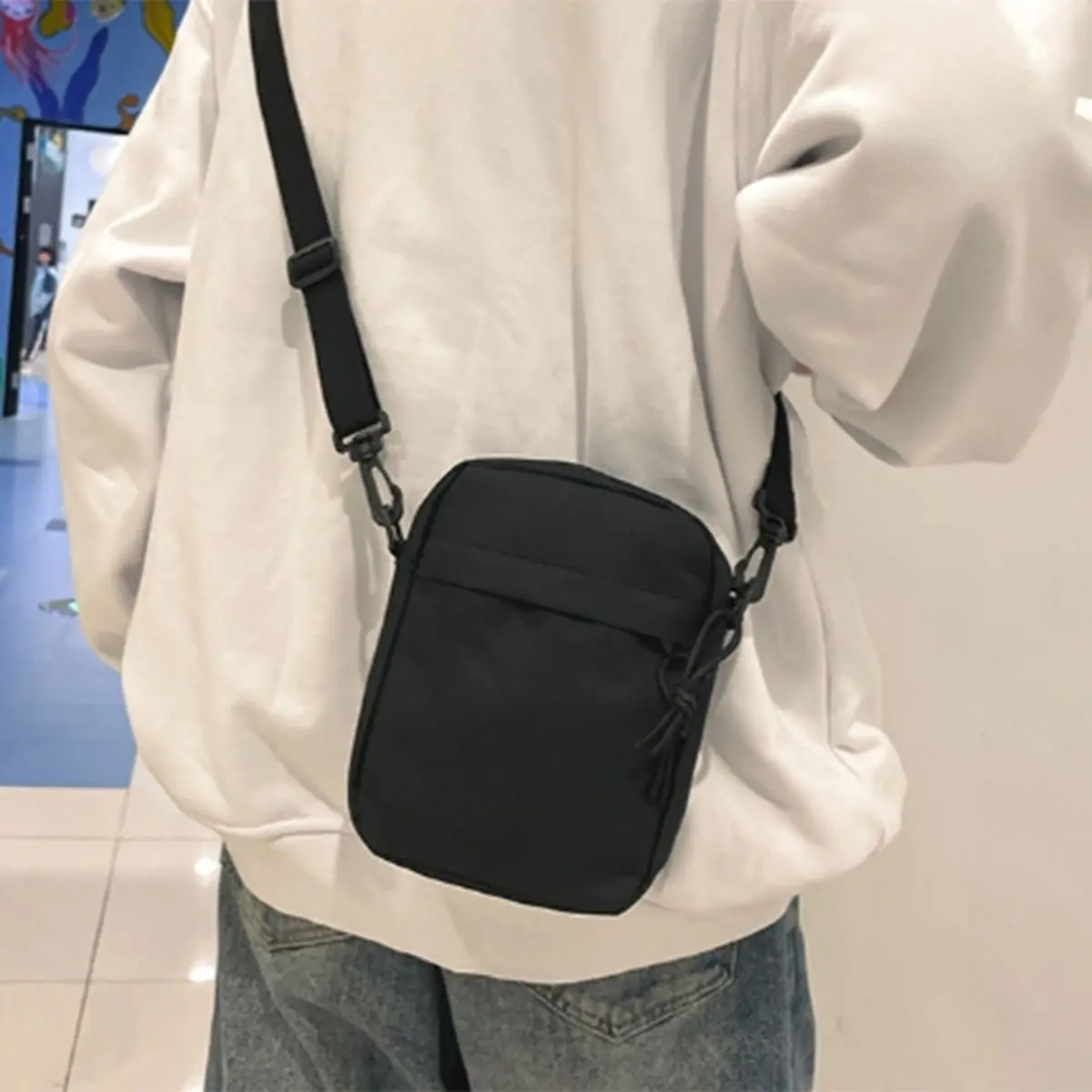 Sen small body bag ins fashion brand shoulder bag sports leisure small backpack female simple crossbody bag a suit