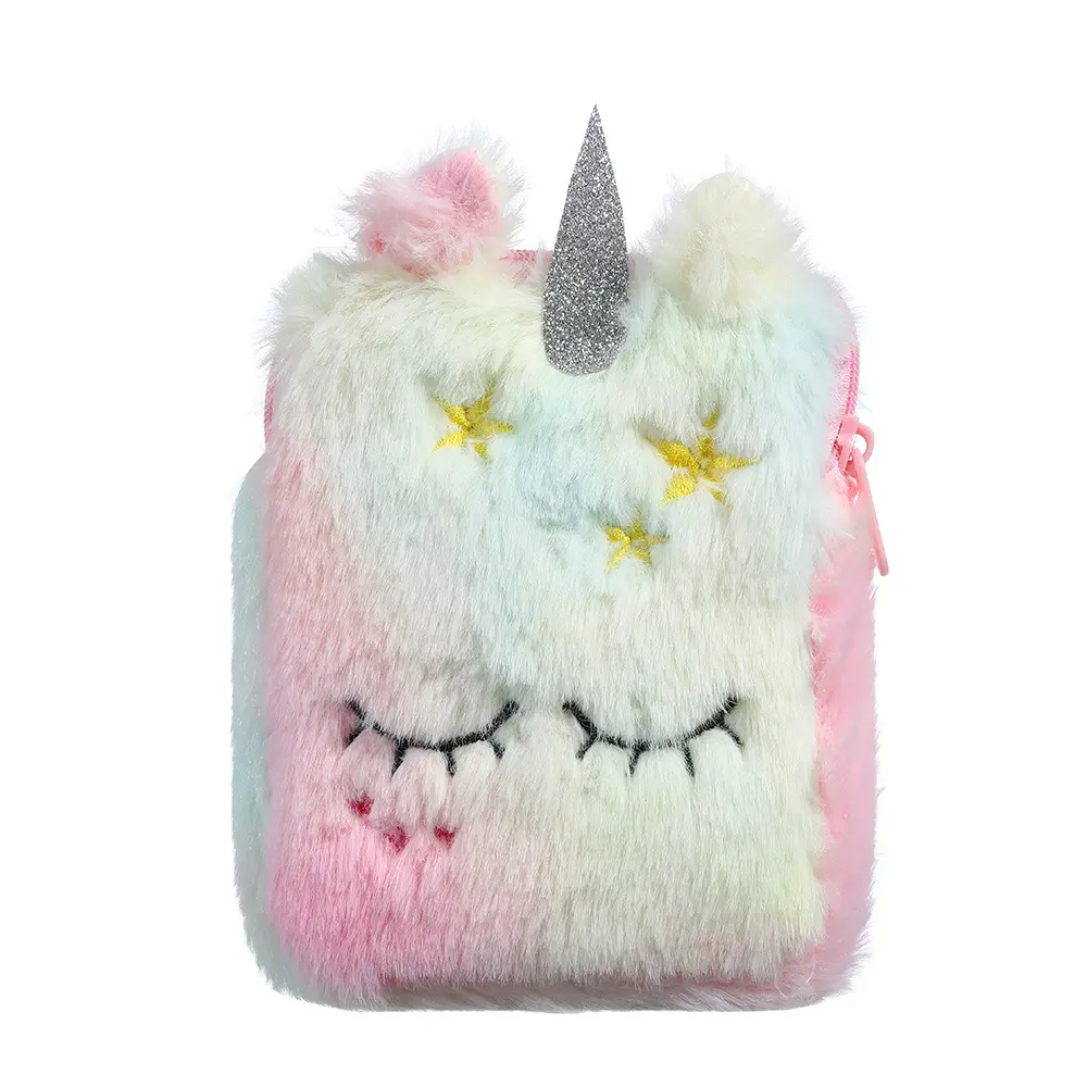 Kids Girls Colorful Change Sequin Mermaid Tail Bag Wallet Purse Pouch Notecase Unicorn Children Shoulder Messenger Bag Gifts