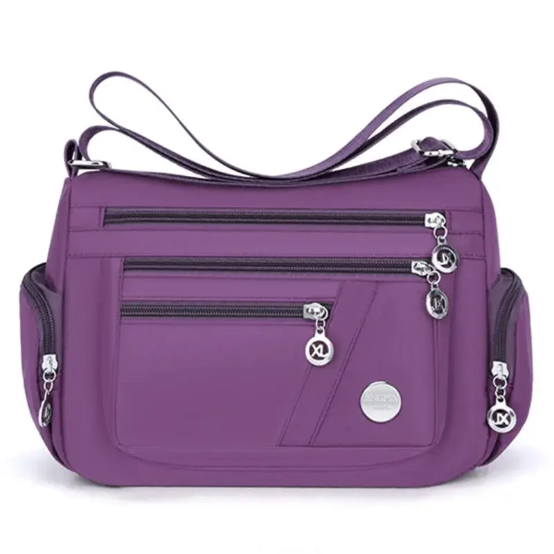 New unisex nylon cloth women's handbag Oxford cloth casual bag shoulder strap crossbody bag travel bag