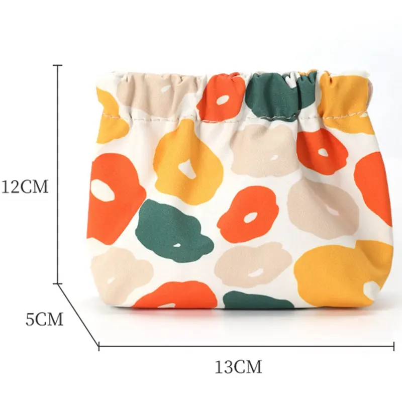 Sanitary Napkin Storage Bag Women Tampon Bags Credit Card Holder Pouch Towel Cosmetic Cotton Lipstick Coin Purse Cable Organizer