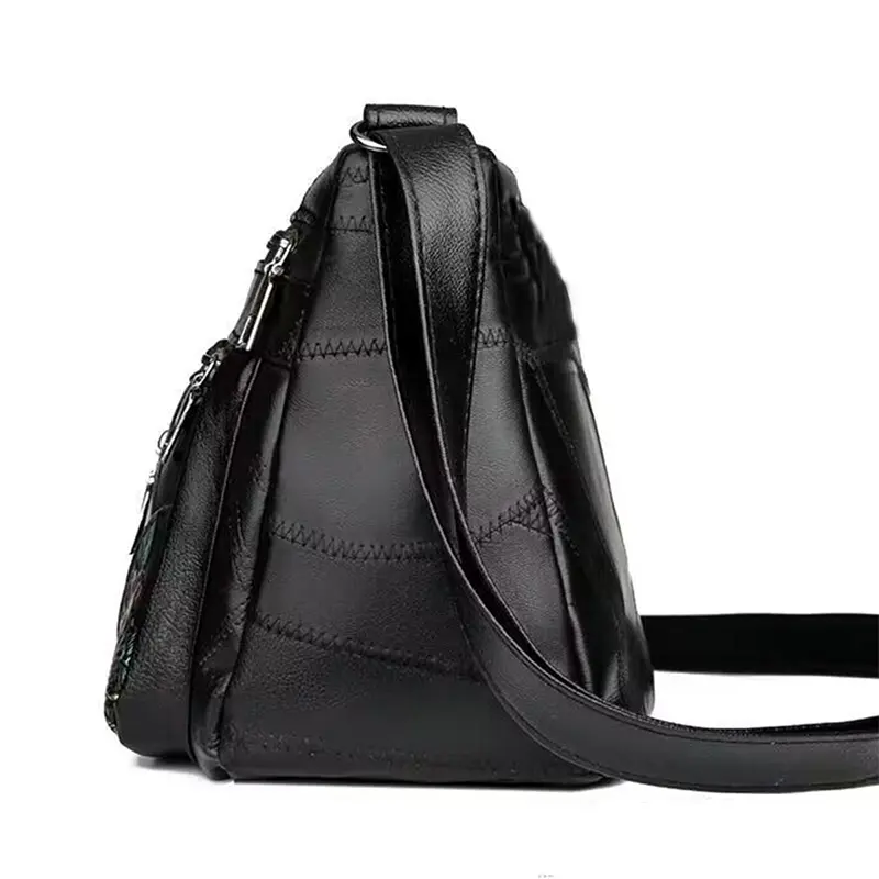 Soft texture women's handbag, new style, women's bag, large capacity, versatile women's briefcase [The zipper direction is rando