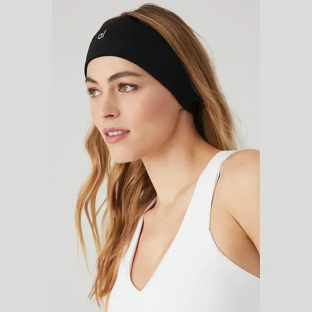 AL Performance Conquer Headband Yoga Outdoor Sports Comfortable Elastic Anti-slip Anti-perspirant Headband Knitted Headband