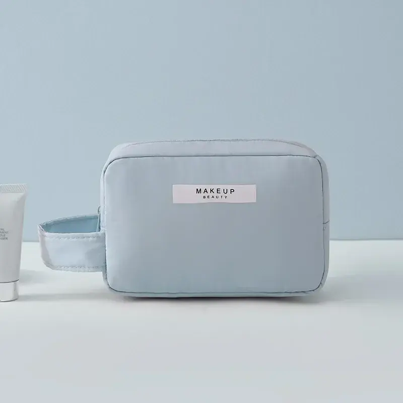 New Ladies Portable High Appearance Index Cosmetic Bag Large-capacity Travel Washing Bag Three-dimensional Makeup Storage Bag
