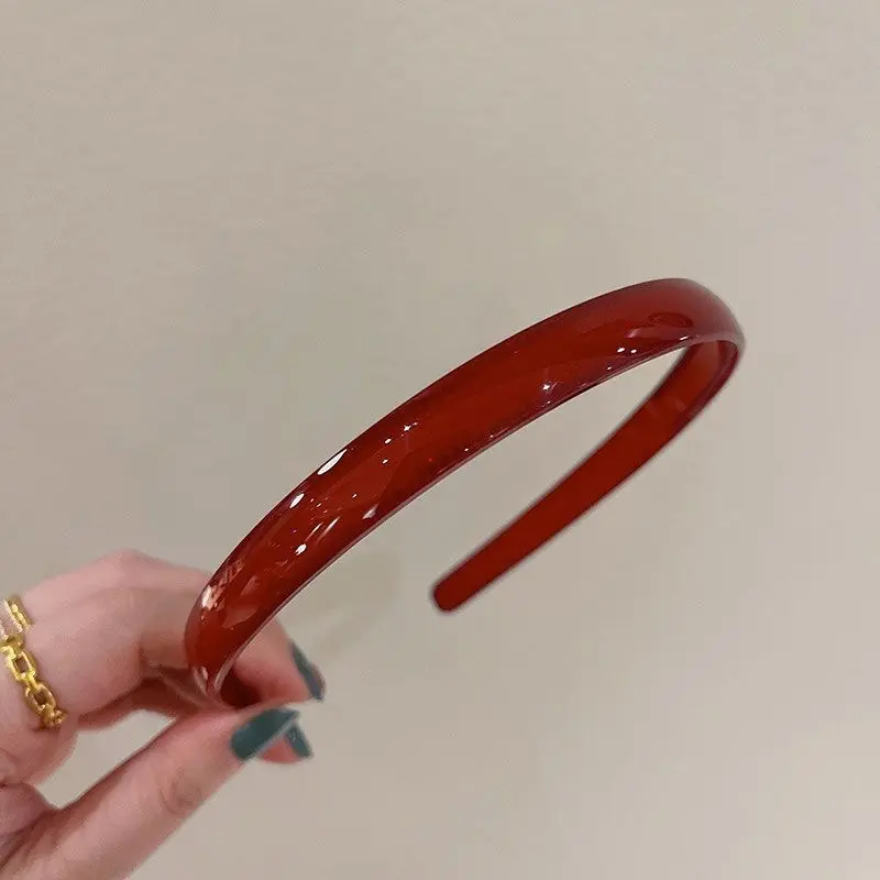 1PC Women's Acrylic Jelly Hairband with Anti-Slip Teeth Compression Wash Headband Hair Clip Stylish Hair Accessories for Ladies
