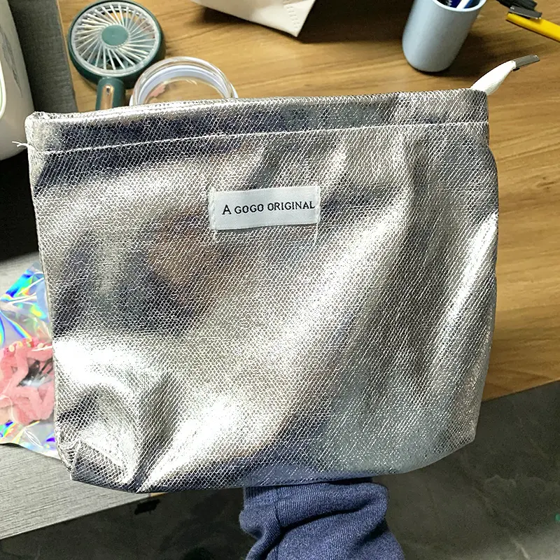 Large Capacity Women Makeup Bag Ladies Travel Cosmetic Toiletries Storage Pouch Handbag Fashion Portable Brilliant Make Up Bags