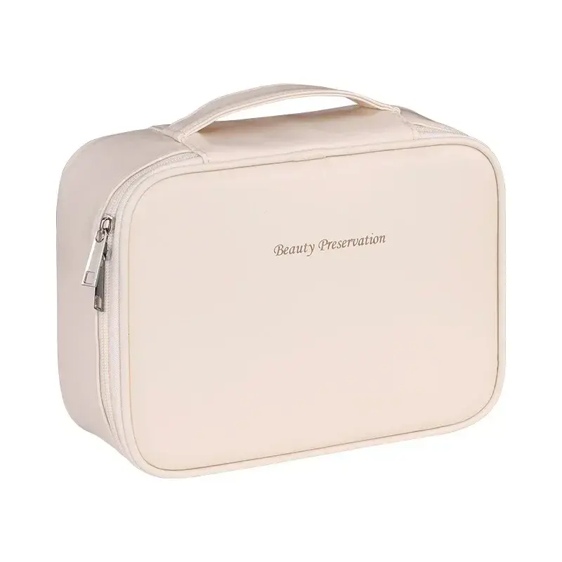 Women's Double Layer Makeup Bag Large Capacity Cosmetic Bag Designer storage bag Cosmetics Organizer Travel Essentials