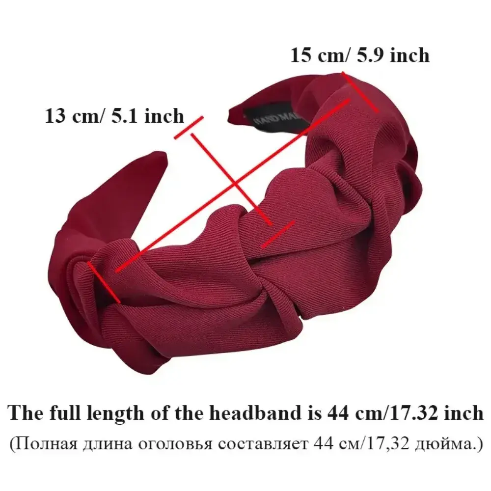 Fashion Hair Hoop Hair Bands for Women Girls Flower Solid Color Headbands Designer Wide Hairband Hair Accessories Headwear