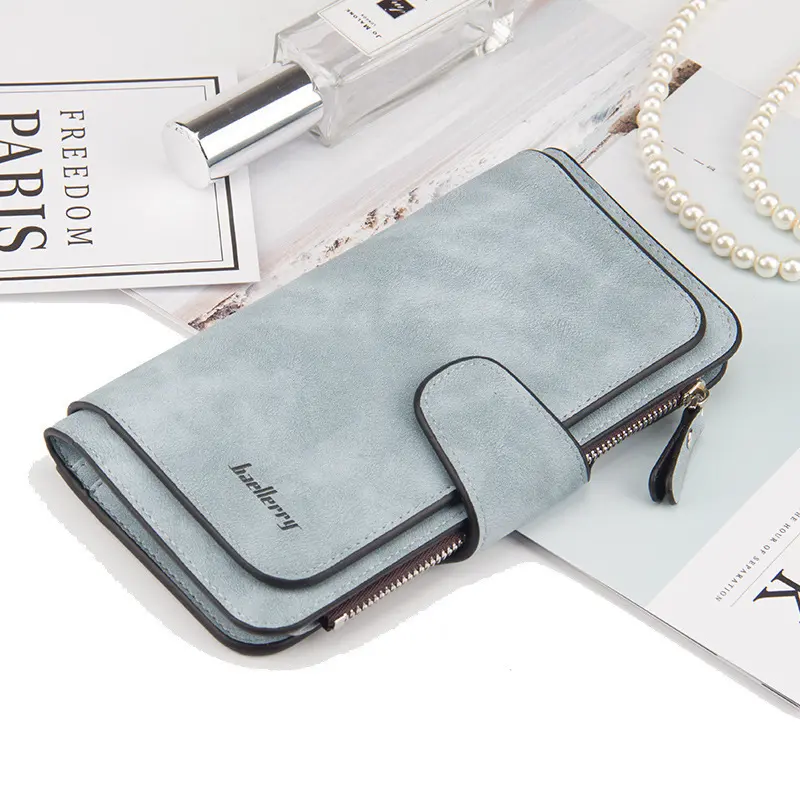 Fashion PU Leather Wallet Purse Women Long Wallet Gold Hollow Leaves Pouch Handbag For Women Coin Purse Card Holders Clutch